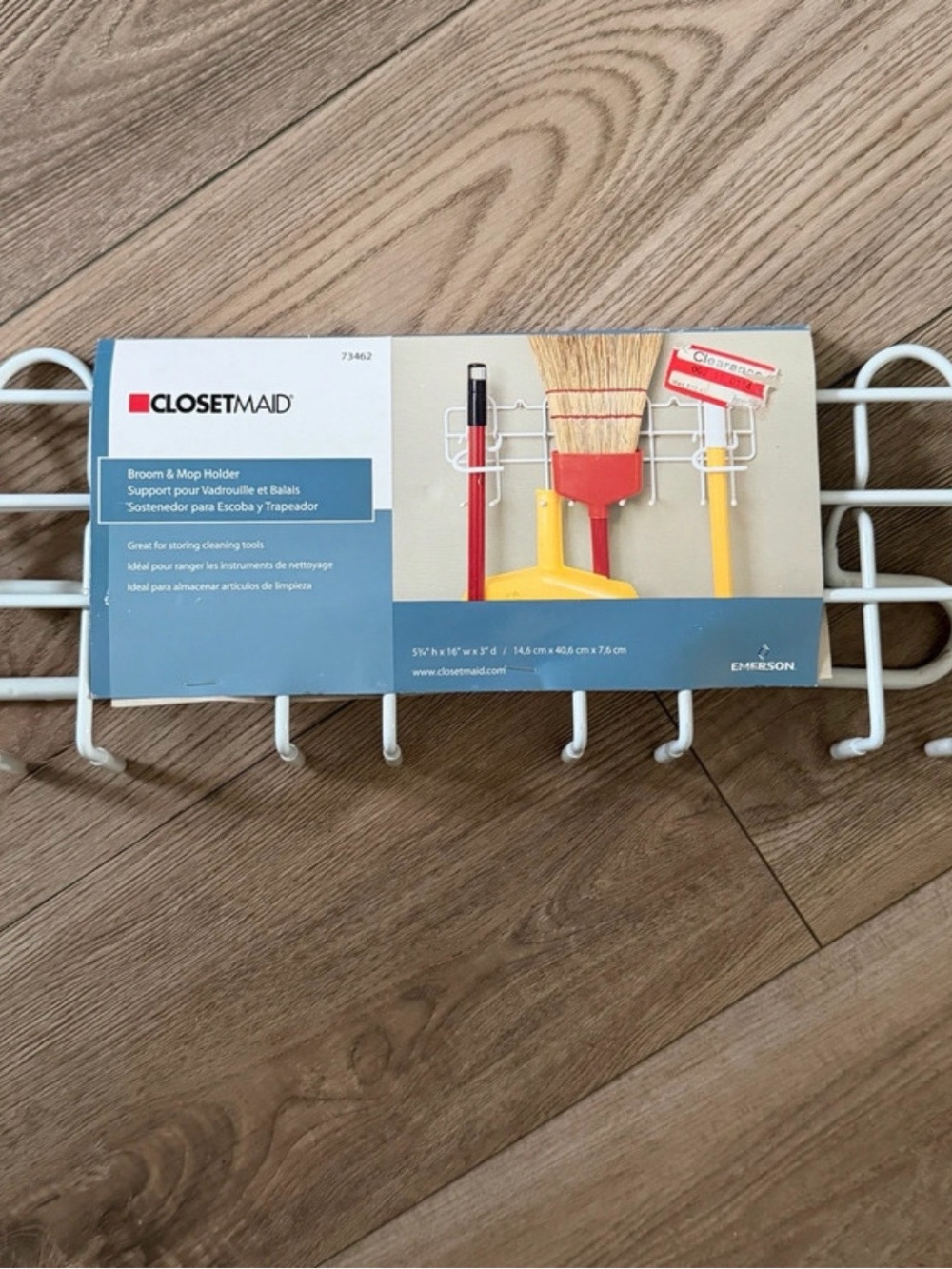New ClosetMaid Hanging Broom Organizer